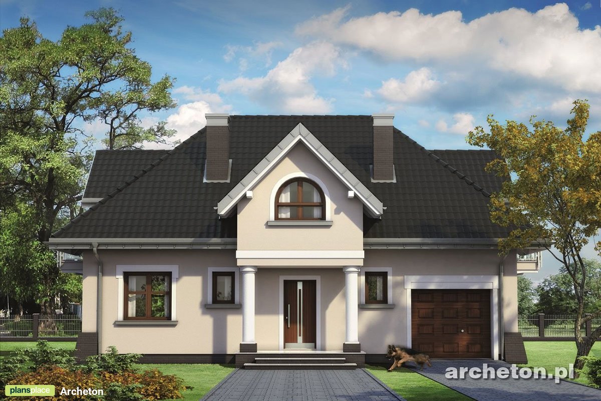 1800 Sq Ft House Plan with 1-Car Garage and Gambrel Roof - 77531R