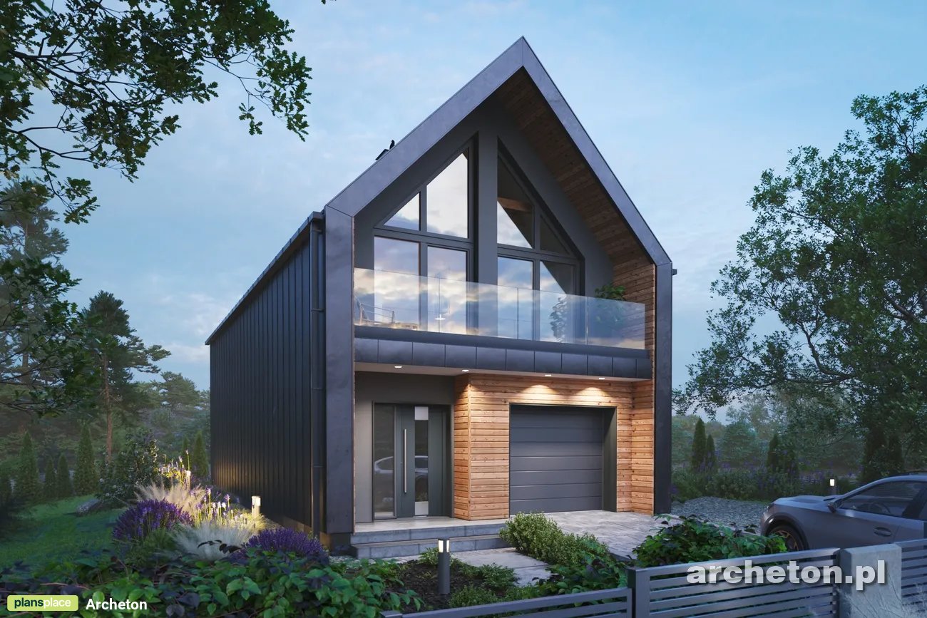 House Plan: 1188 sq ft, 1 Story, 4 Beds, 2 Baths, Open Floor Plan, 1-Car Garage