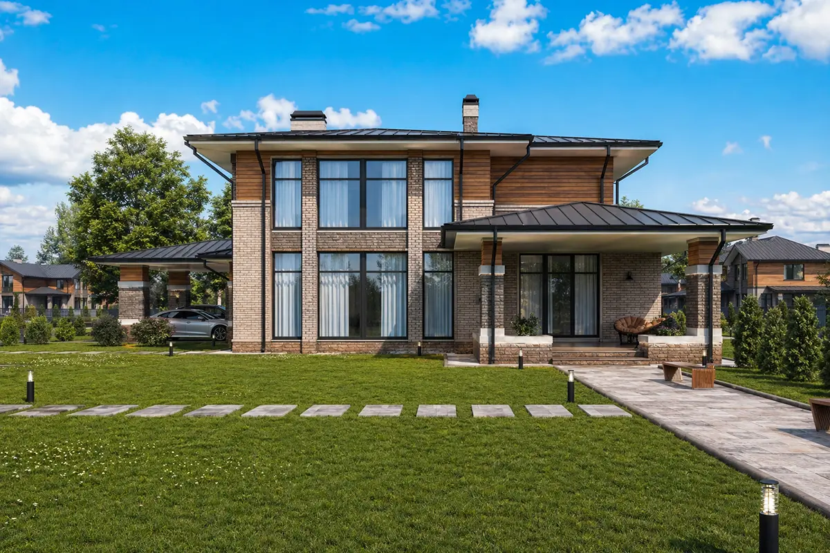 House Plan: 3646 ft², 2 Stories, 5 Beds, Home Office, 4 Baths, Open Floor Plan, Carport