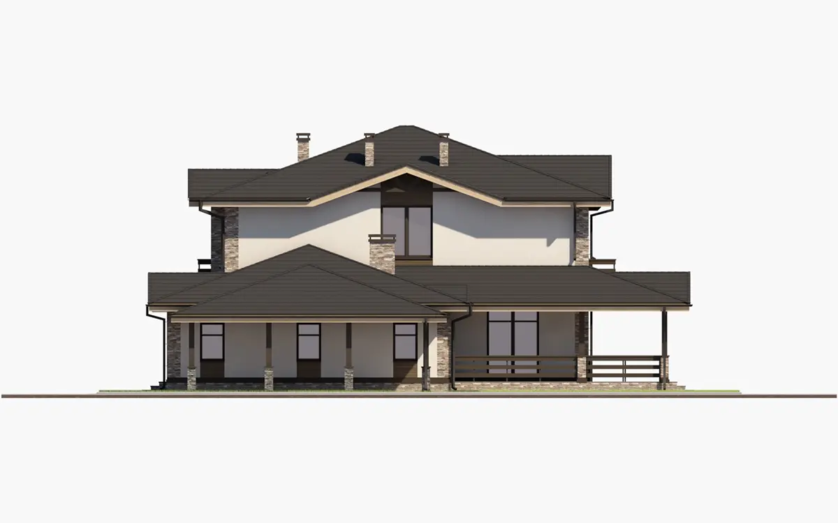 House Plan: 3139 ft², 2 Stories, 4 Beds, Home Office, 3 Baths, Open Floor Plan, Carport