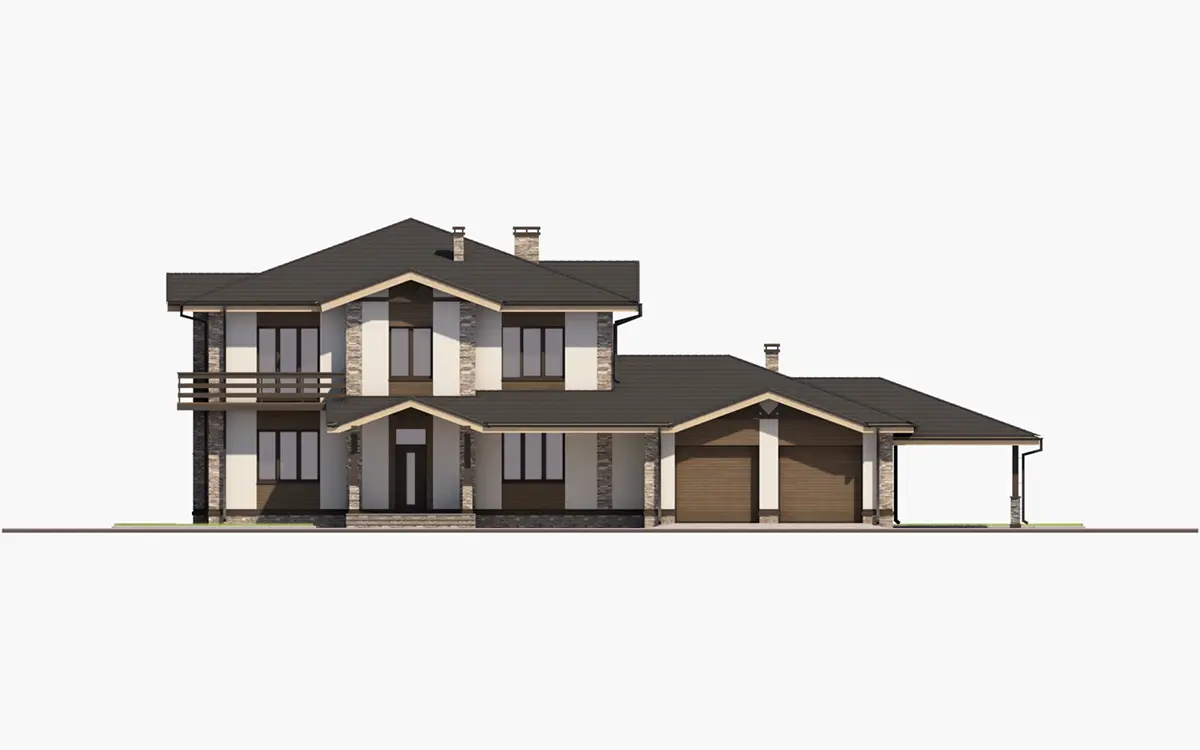 House Plan: 3139 ft², 2 Stories, 4 Beds, Home Office, 3 Baths, Open Floor Plan, Carport