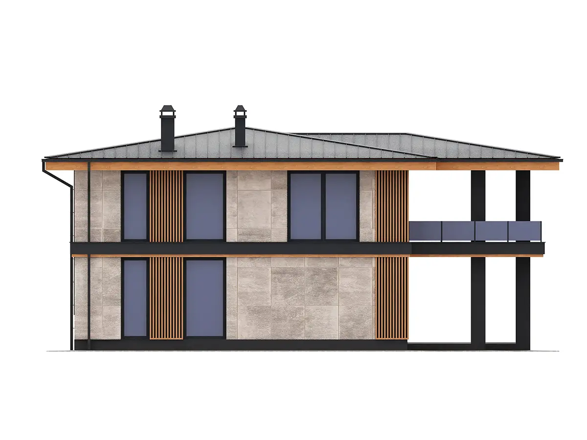 House Plan: 2080 ft², 2 Stories, 4 Beds, 3 Baths, Open Floor Plan