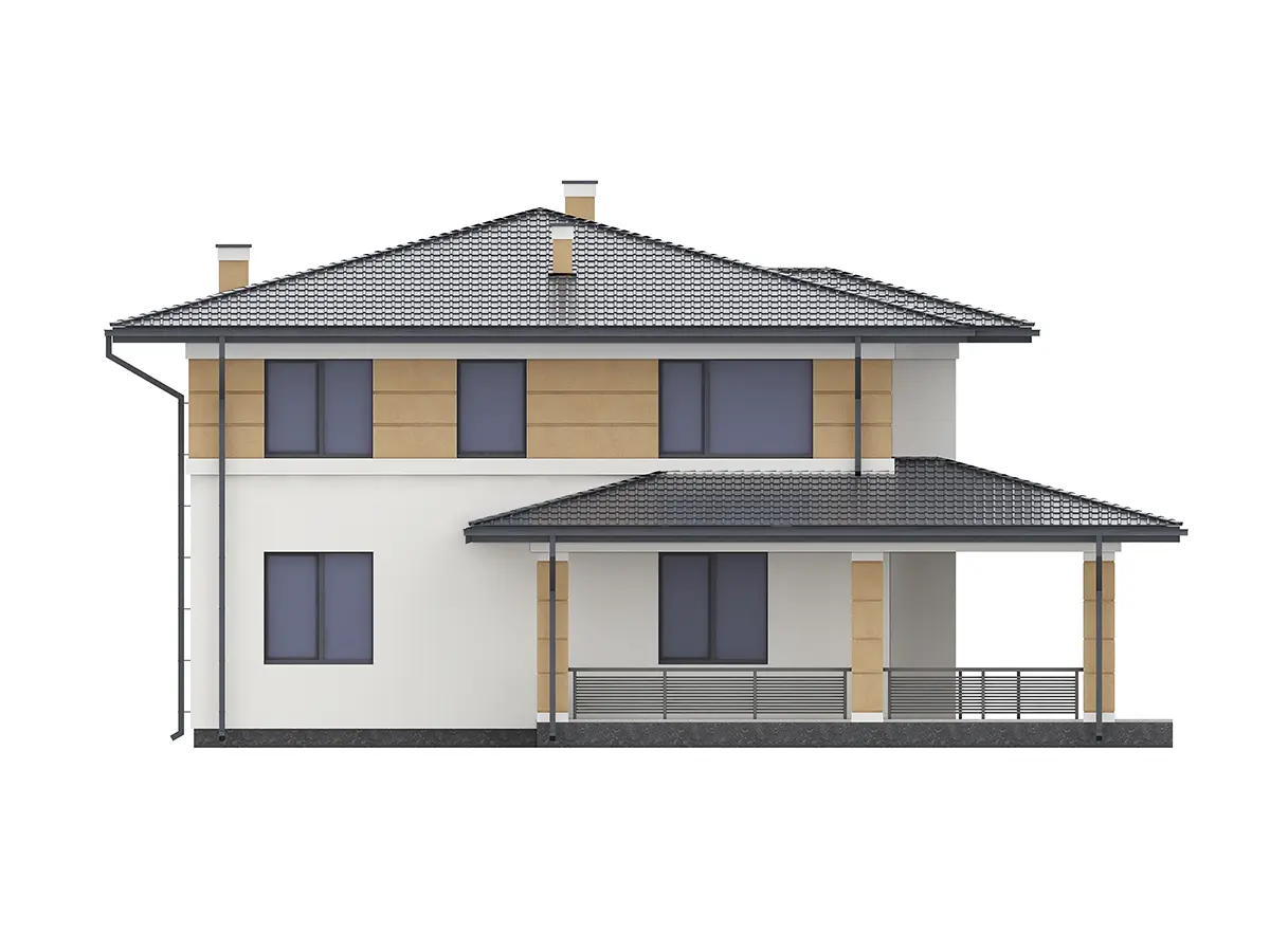 House Plan: 1984 ft², 2 Stories, 5 Beds, 3 Baths, Open Floor Plan