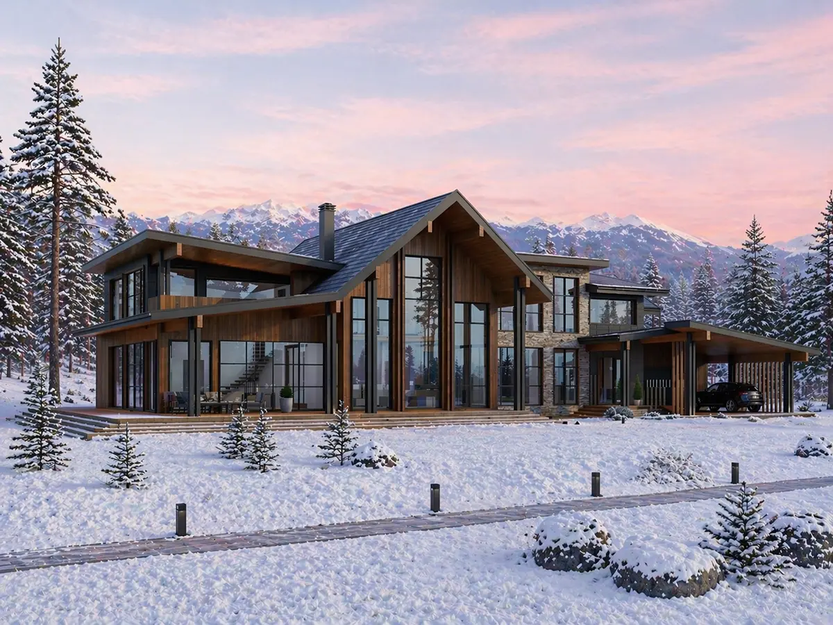 House Plan: 5503 ft², 1.5 Stories, 3 Beds, 5 Baths, Carport