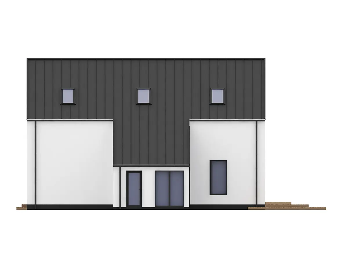 House Plan: 1760 ft², 1.5 Stories, 3 Beds, 2 Baths, Open Floor Plan