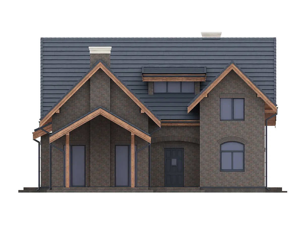 House Plan: 1879 ft², 1.5 Stories, 4 Beds, Home Office, 2 Baths