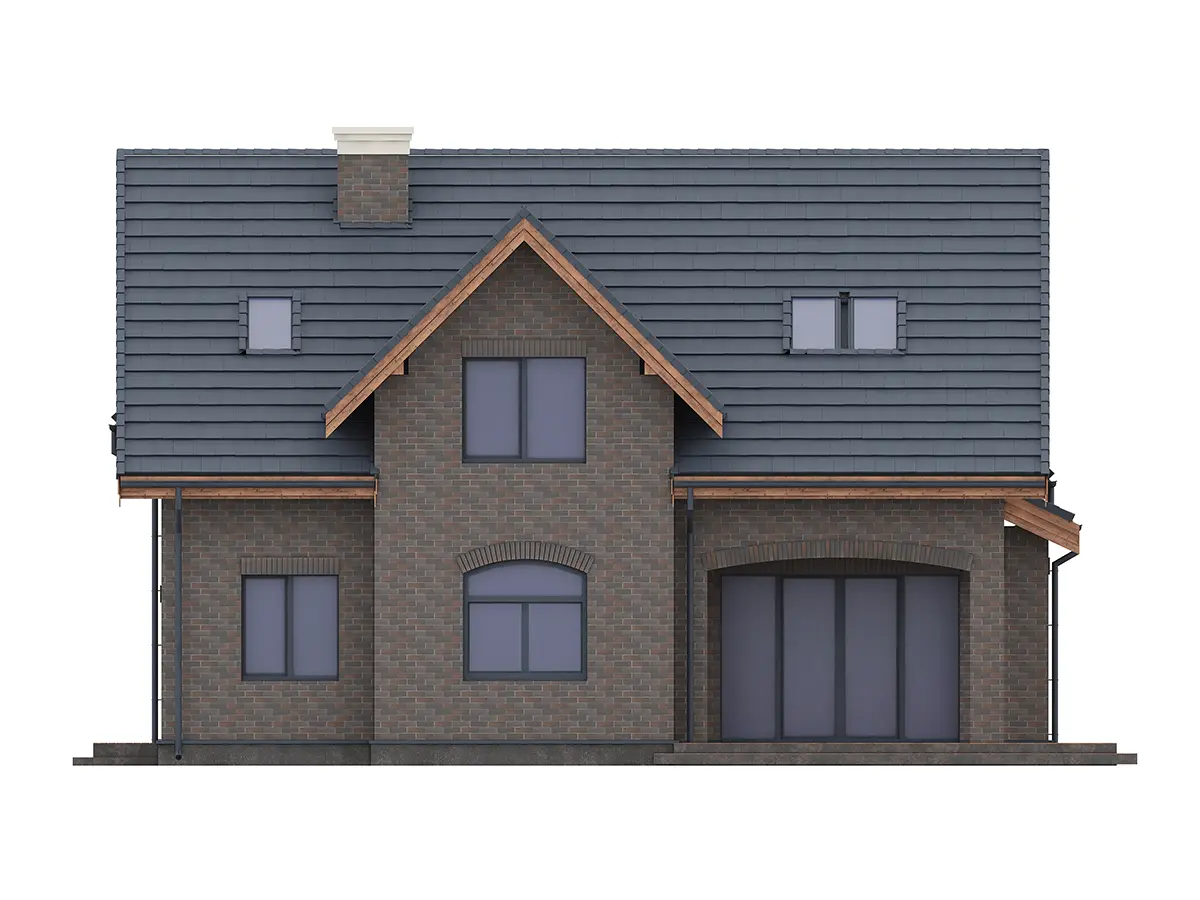 House Plan: 1879 ft², 1.5 Stories, 4 Beds, Home Office, 2 Baths