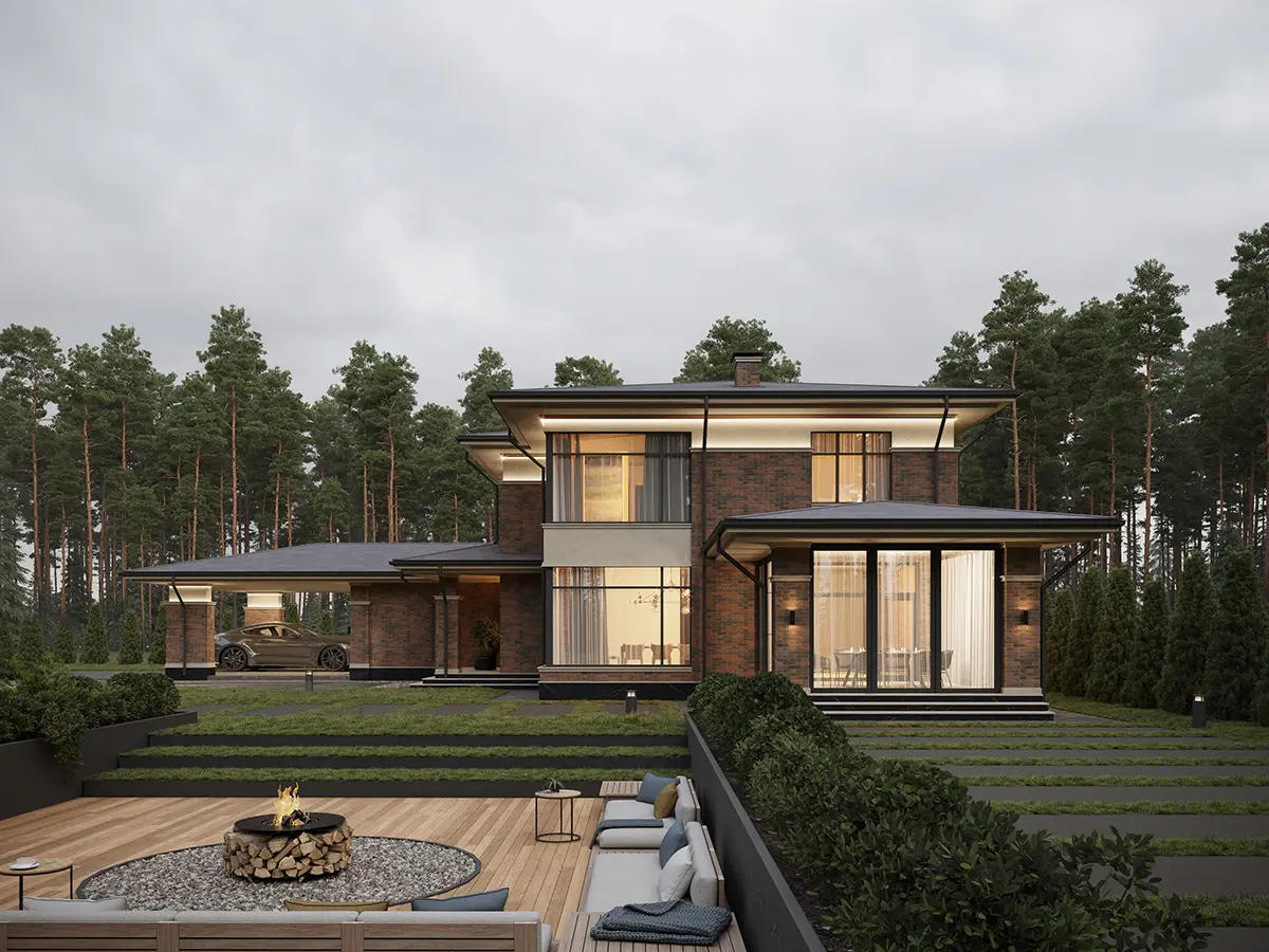 House Plan: 3373 ft², 2 Stories, 4 Beds, 2.5 Baths, Open Floor Plan, Carport