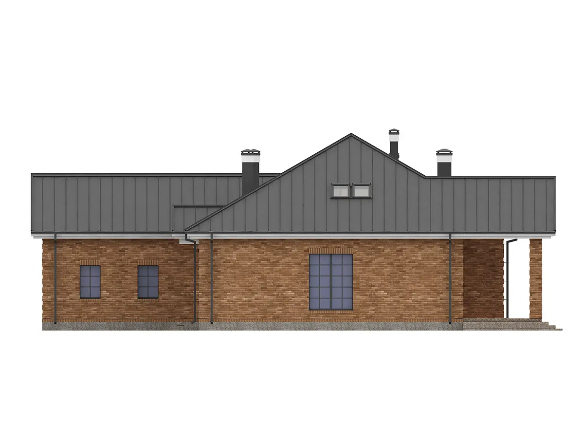 House Plan: 2645 ft², 1.5 Stories, 3 Beds, 3.5 Baths, Open Floor Plan, 2-Car Garage
