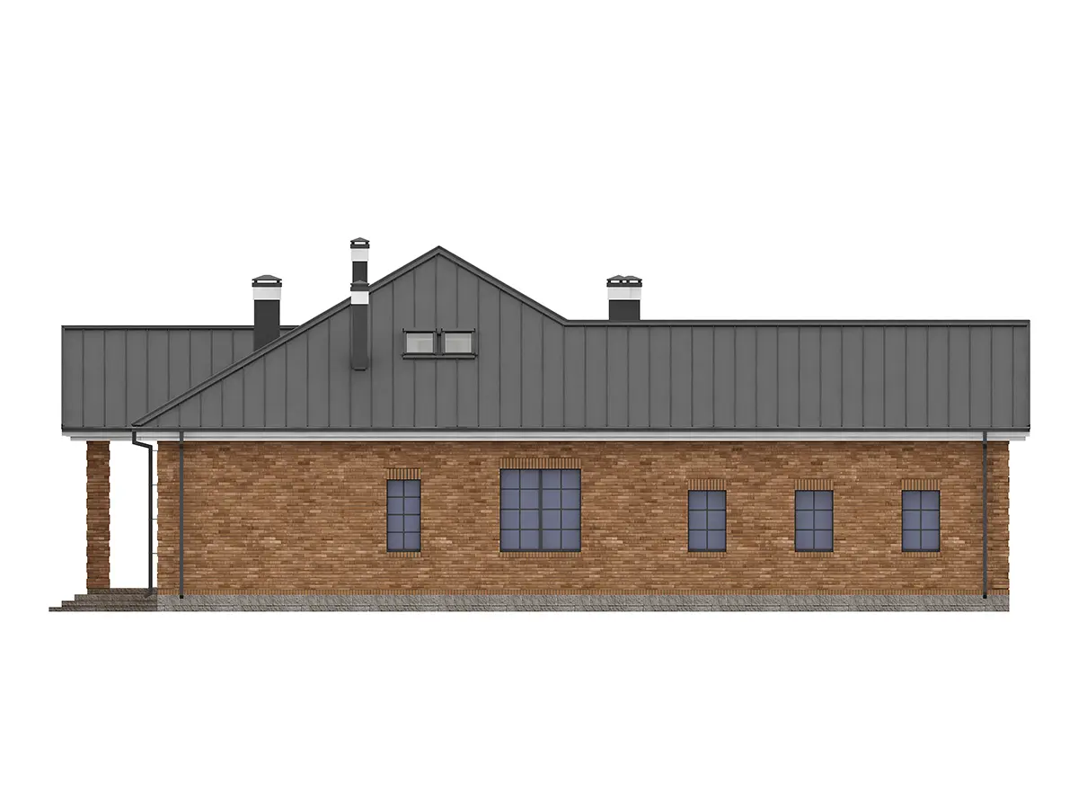 House Plan: 2645 ft², 1.5 Stories, 3 Beds, 3.5 Baths, Open Floor Plan, 2-Car Garage
