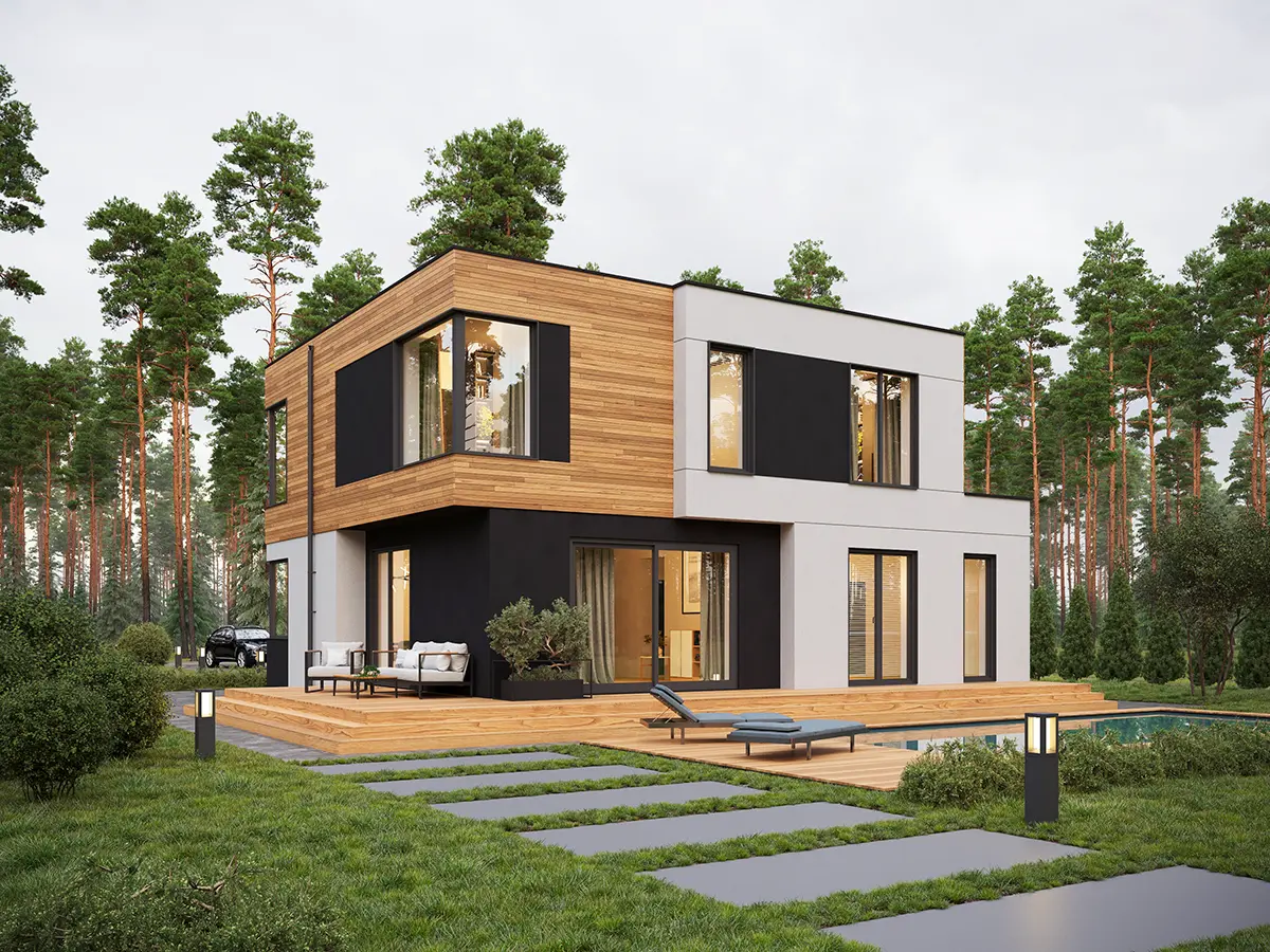 House Plan: 1872 ft², 2 Stories, 4 Beds, Home Office, 3.5 Baths, Open Floor Plan, 2-Car Garage