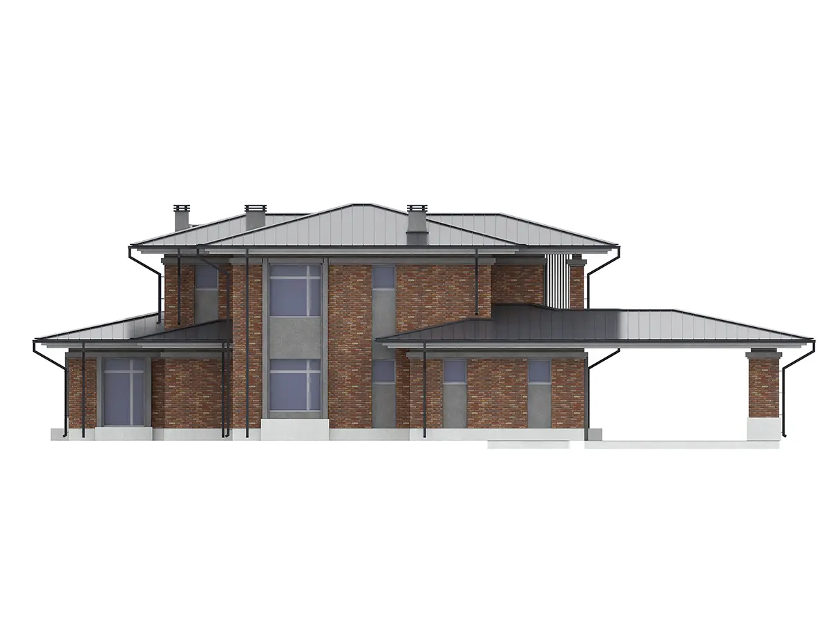 House Plan: 2269 ft², 2 Stories, 3 Beds, 4 Baths, Open Floor Plan, Carport