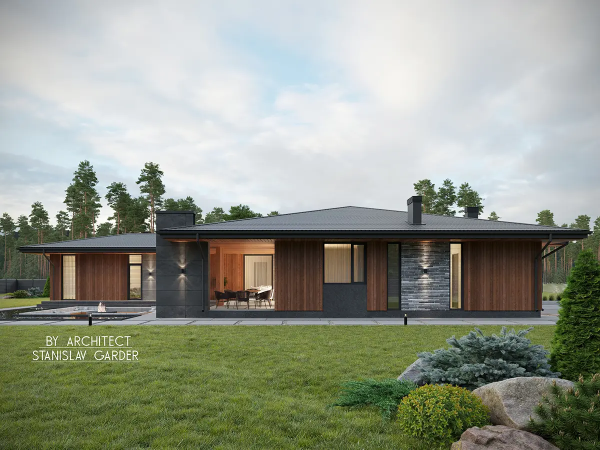 House Plan: 2298 ft², 1 Story, 5 Beds, 3 Baths, Open Floor Plan