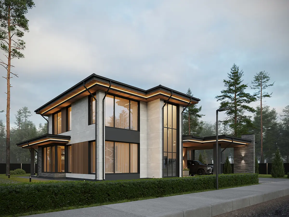 House Plan: 1919 ft², 2 Stories, 4 Beds, 3 Baths, Open Floor Plan, Carport