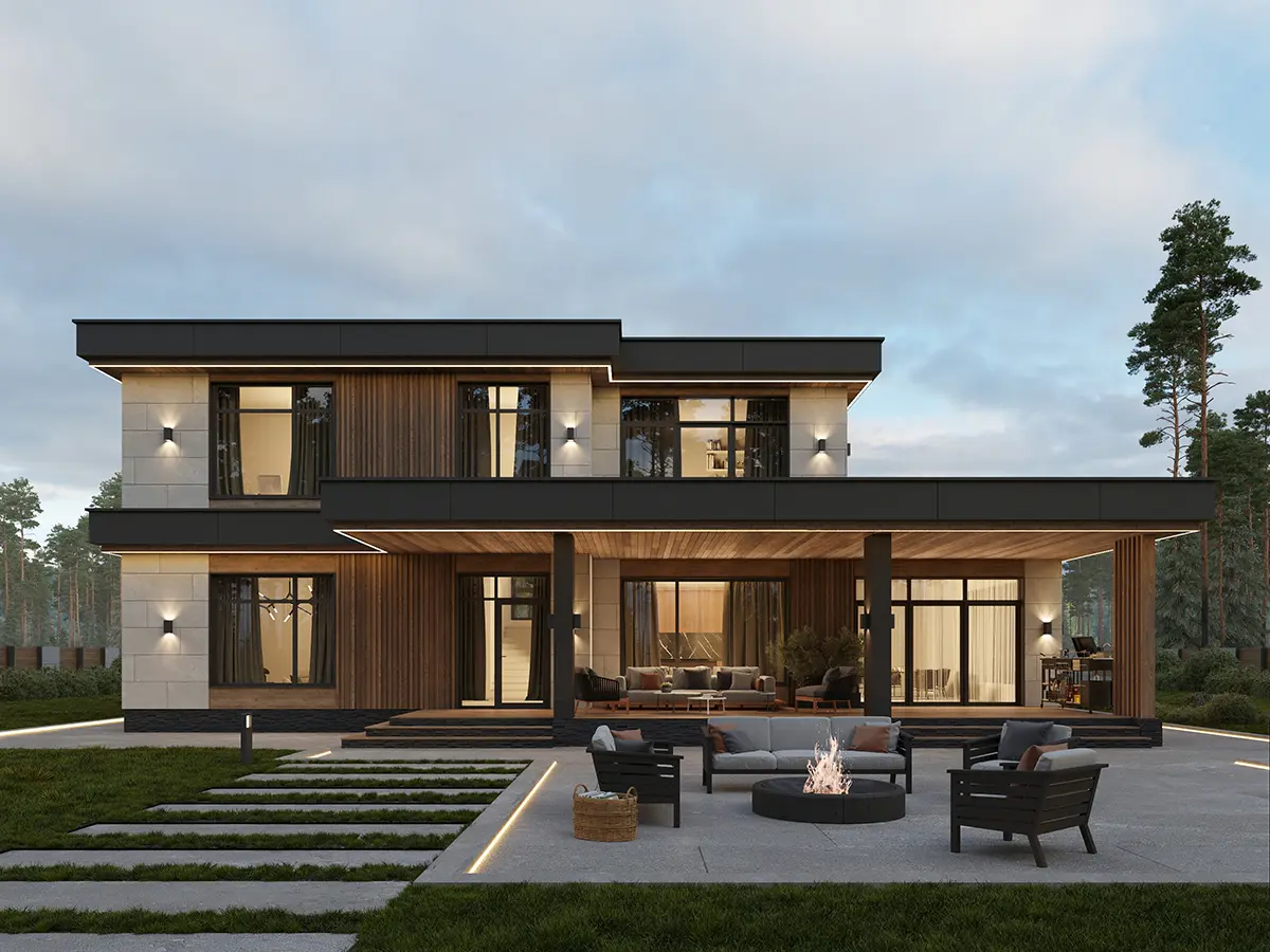 House Plan: 2457 ft², 2 Stories, 4 Beds, Home Office, 3 Baths, Open Floor Plan