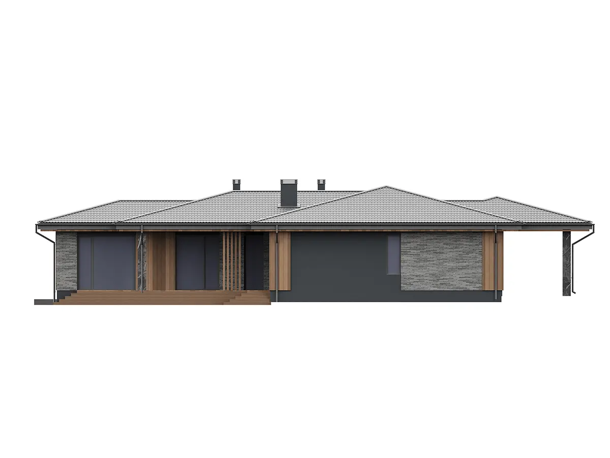 House Plan: 1718 ft², 1 Story, 3 Beds, 2.5 Baths, Open Floor Plan, Carport