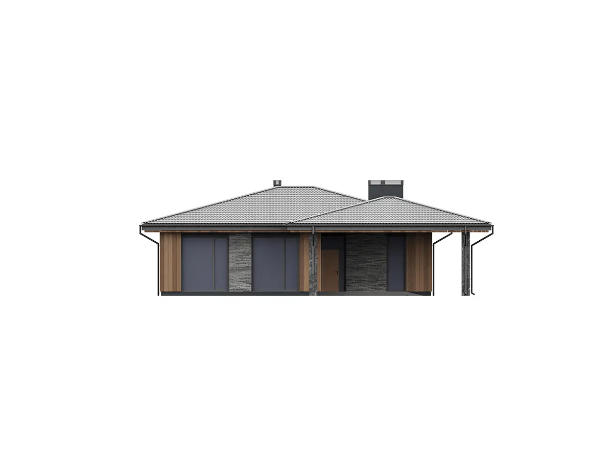 House Plan: 1718 ft², 1 Story, 3 Beds, 2.5 Baths, Open Floor Plan, Carport