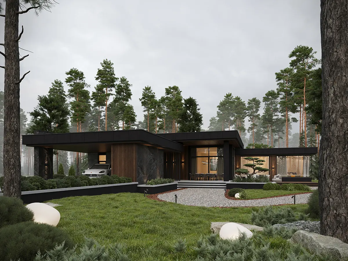House Plan: 2213 ft², 1 Story, 2 Beds, Home Office, 2.5 Baths, Open Floor Plan, Carport