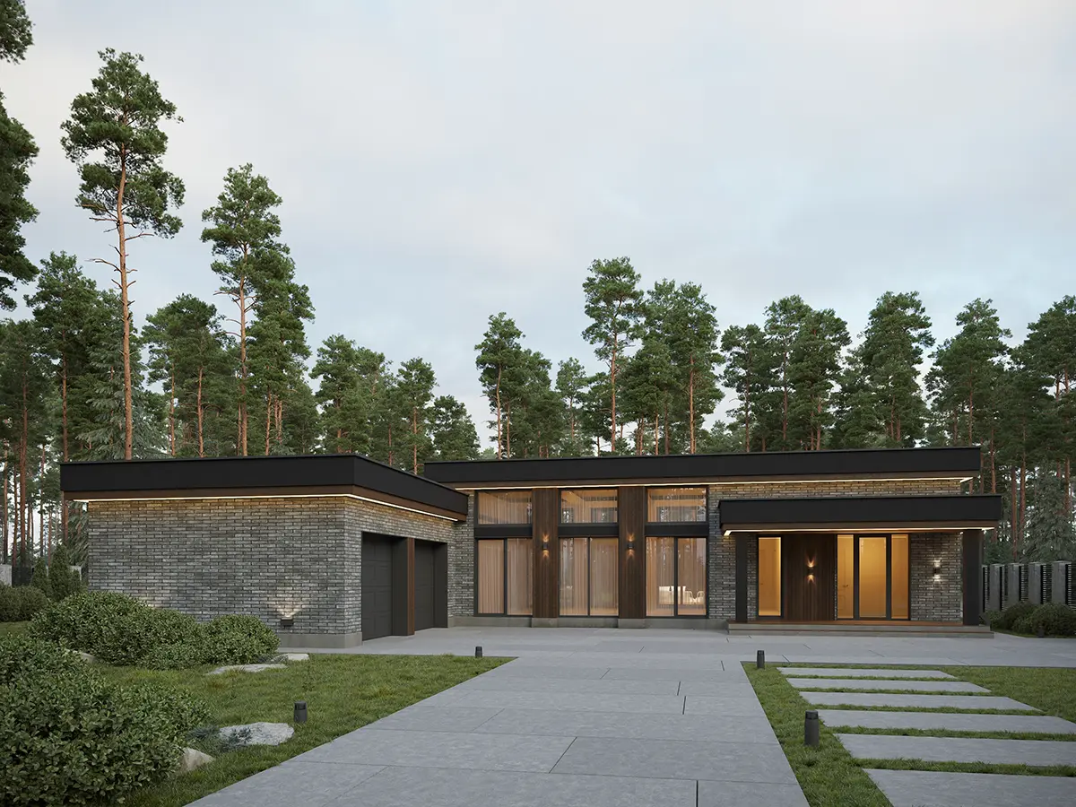 House Plan: 2565 ft², 1 Story, 3 Beds, Home Office, 3.5 Baths, Open Floor Plan, 2-Car Garage