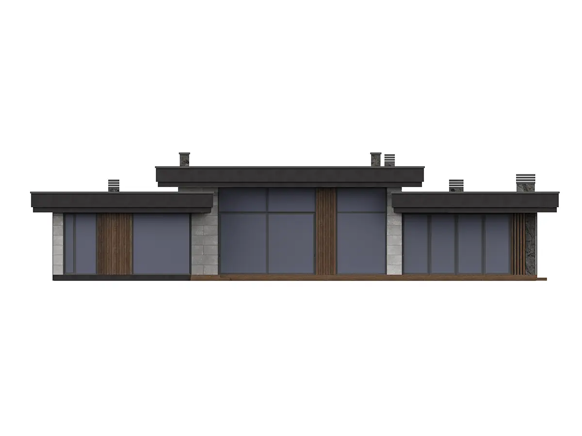 House Plan: 2847 ft², 1 Story, 4 Beds, Home Office, 3 Baths, Open Floor Plan, 2-Car Garage