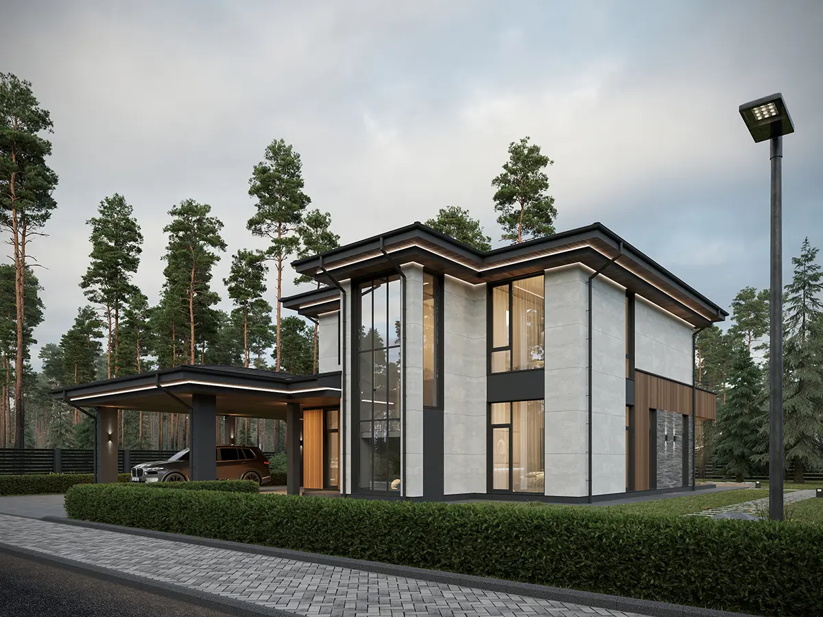 House Plan: 2168 ft², 2 Stories, 4 Beds, 3 Baths, Open Floor Plan, Carport