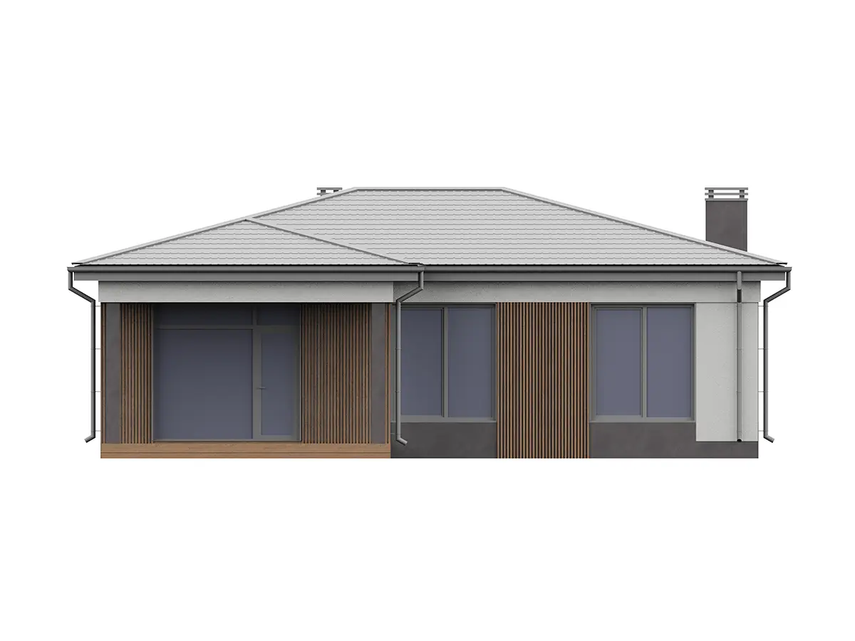 House Plan: 1033 ft², 1 Story, 3 Beds, 1 Baths, Open Floor Plan
