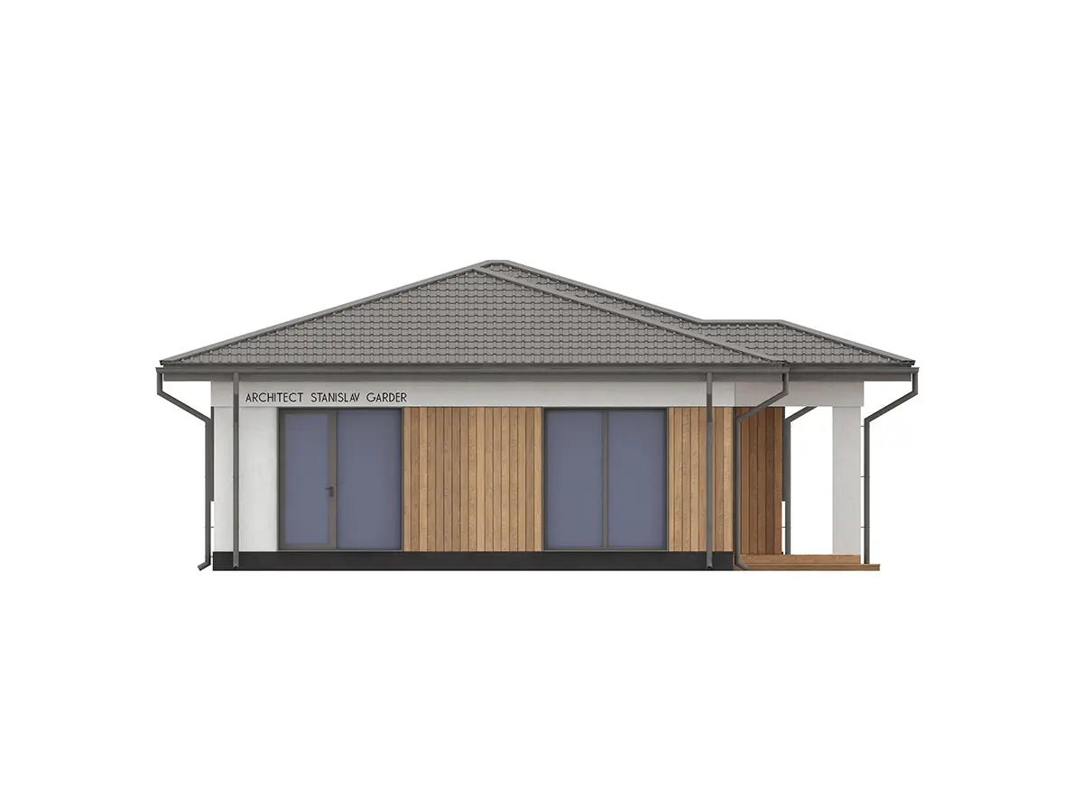 House Plan: 1040 ft², 1 Story, 3 Beds, 2 Baths, Open Floor Plan