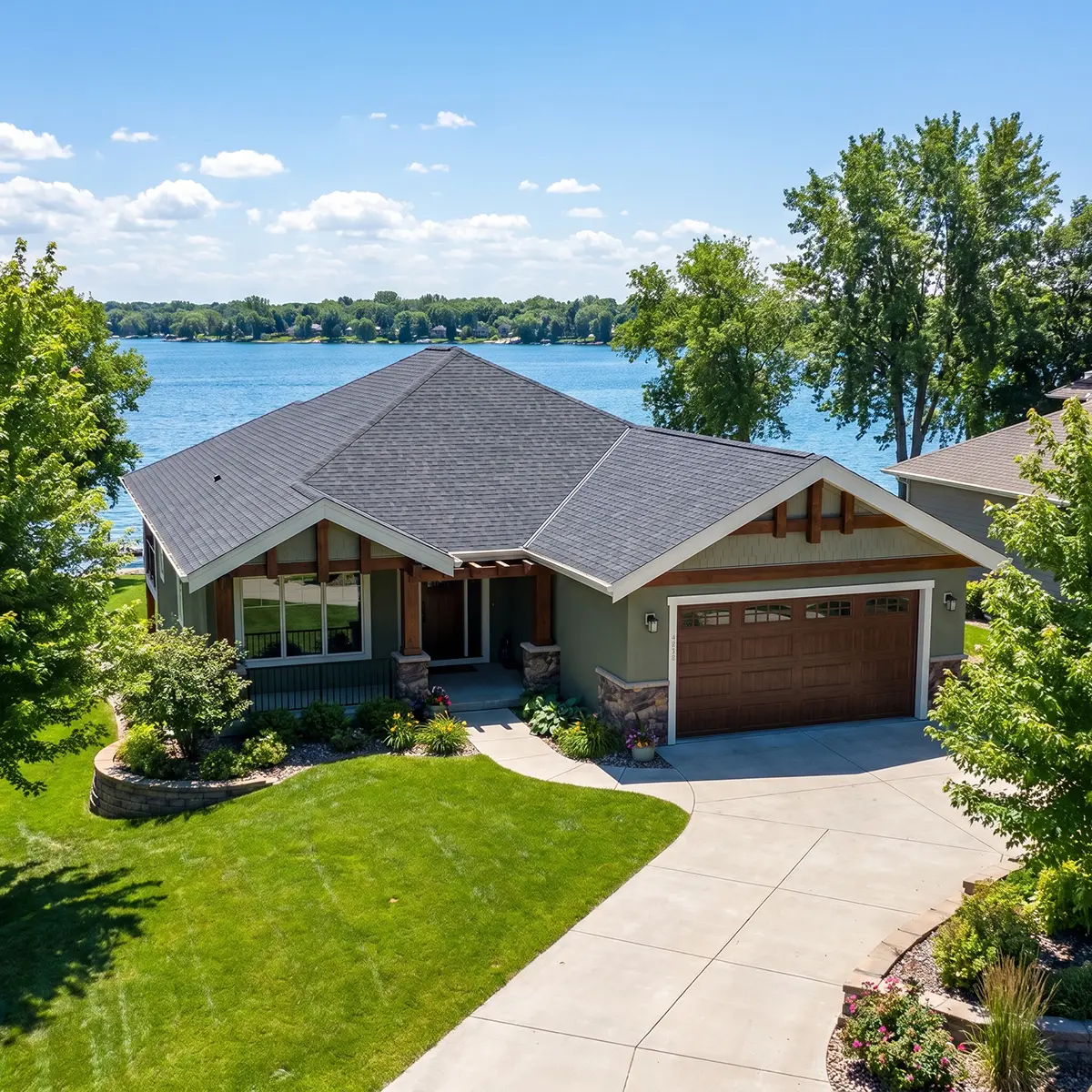 1-Story House Plan with Basement 1607 ft²: 5 Beds, 3 Baths, Open Floor Plan, 2-Car Garage
