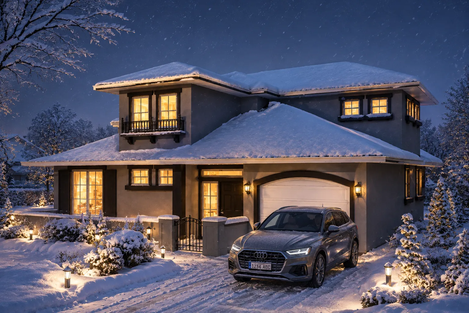 2-Story House Plan 1686 ft²: 2 Beds, 2 Baths, Open Floor Plan, 1-Car Garage