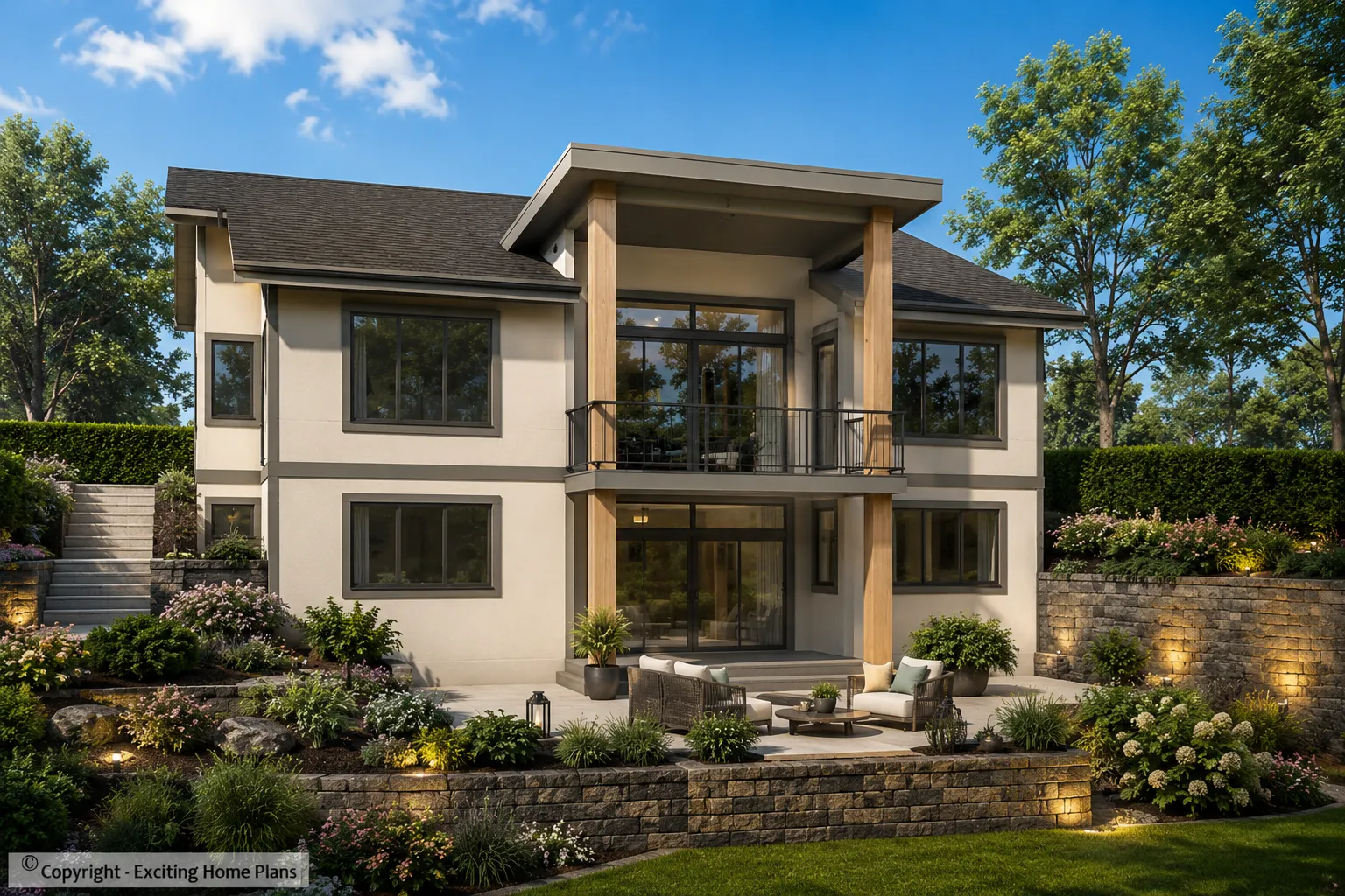1-Story House Plan with Basement 1603 ft²: 3 Beds, Home Office, 3 Baths, Open Floor Plan, 2-Car Garage