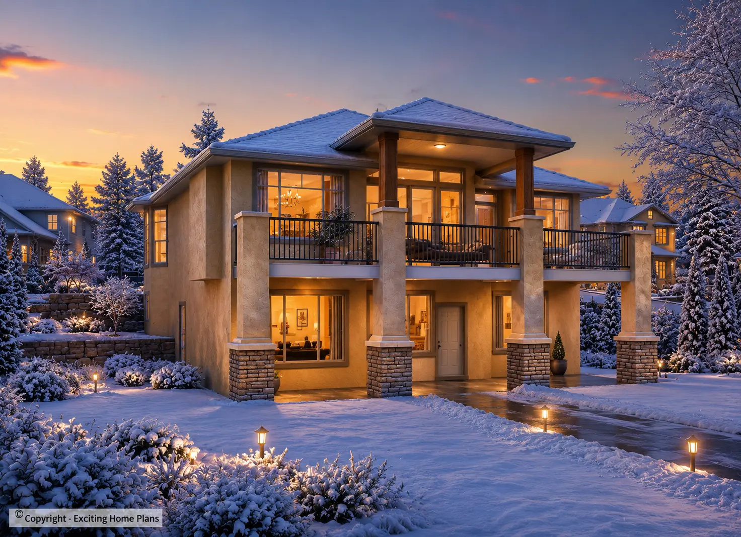 1-Story House Plan with Basement 1575 ft²: 3 Beds, 2 Baths, Open Floor Plan, 2-Car Garage