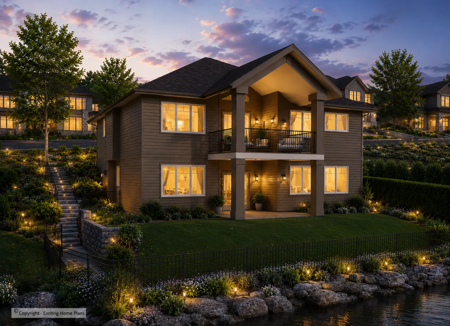 1-Story House Plan with Basement 1714 ft²: 4 Beds, 3 Baths, Open Floor Plan, 2-Car Garage