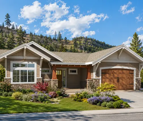 Thumbnail 1 – 1-Story House Plan 1654 ft², 3 Beds — 41307R