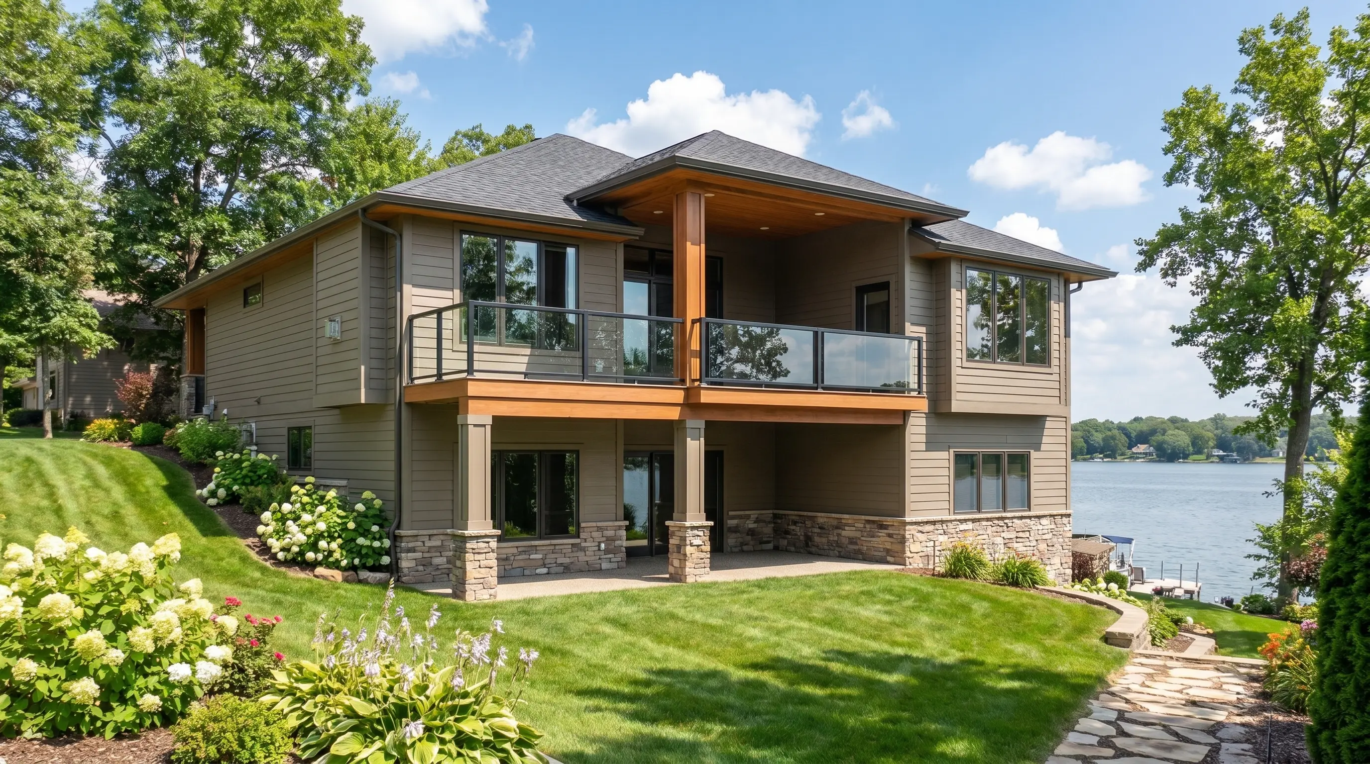 House Plan: 1584 ft², 1 Story + Basement, 4 Beds, 3 Baths, Open Floor Plan, 2-Car Garage