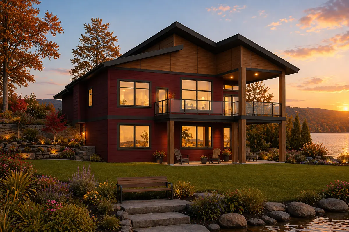 House Plan: 1588 ft², 1 Story + Basement, 4 Beds, Home Office, 3 Baths, Open Floor Plan, 2-Car Garage
