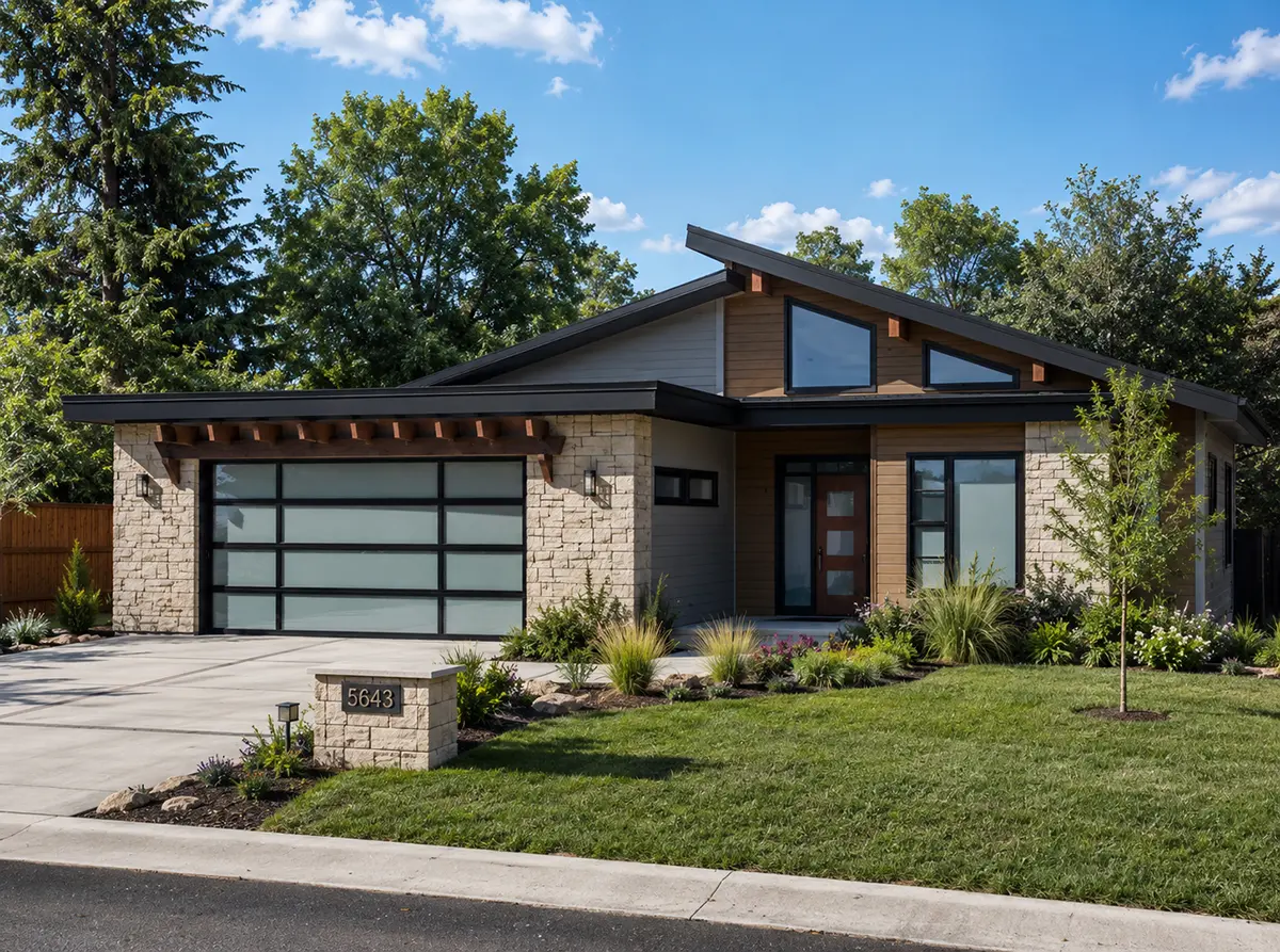 House Plan: 1669 ft², 1 Story + Basement, 5 Beds, 3 Baths, Open Floor Plan, 2-Car Garage
