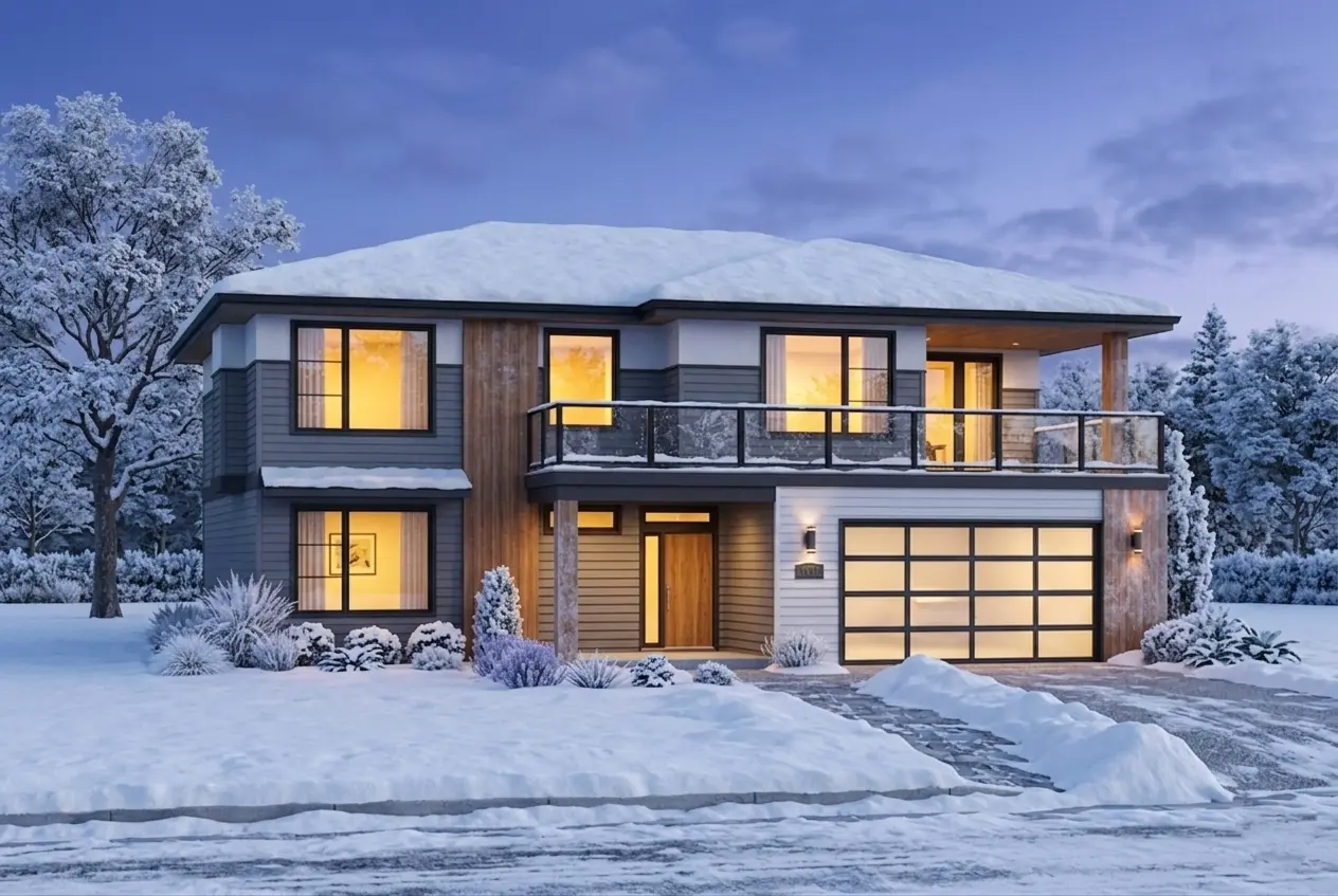 2-Story House Plan 2825 ft²: 5 Beds, 3 Baths, Open Floor Plan, 2-Car Garage