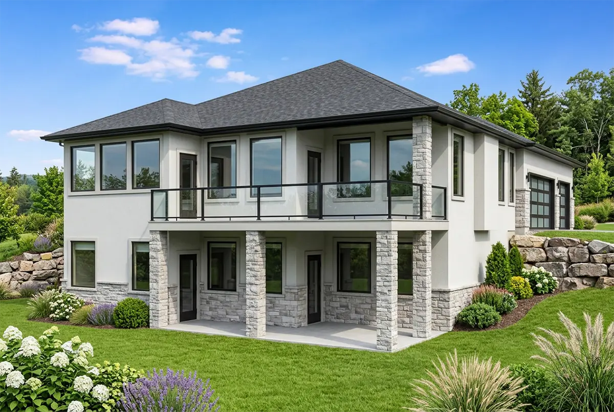 1-Story House Plan with Basement 1661 ft²: 4 Beds, 3 Baths, Open Floor Plan, 2-Car Garage