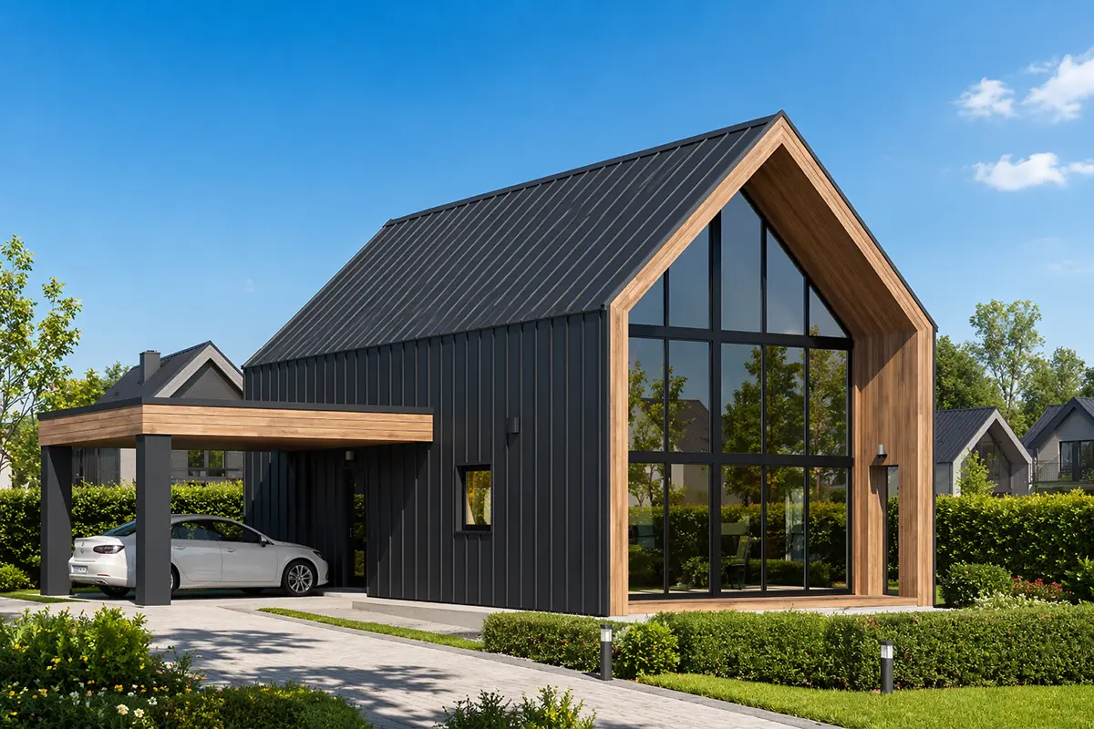 House Plan: 1378 ft², 1.5 Stories, 3 Beds, 3 Baths, Carport