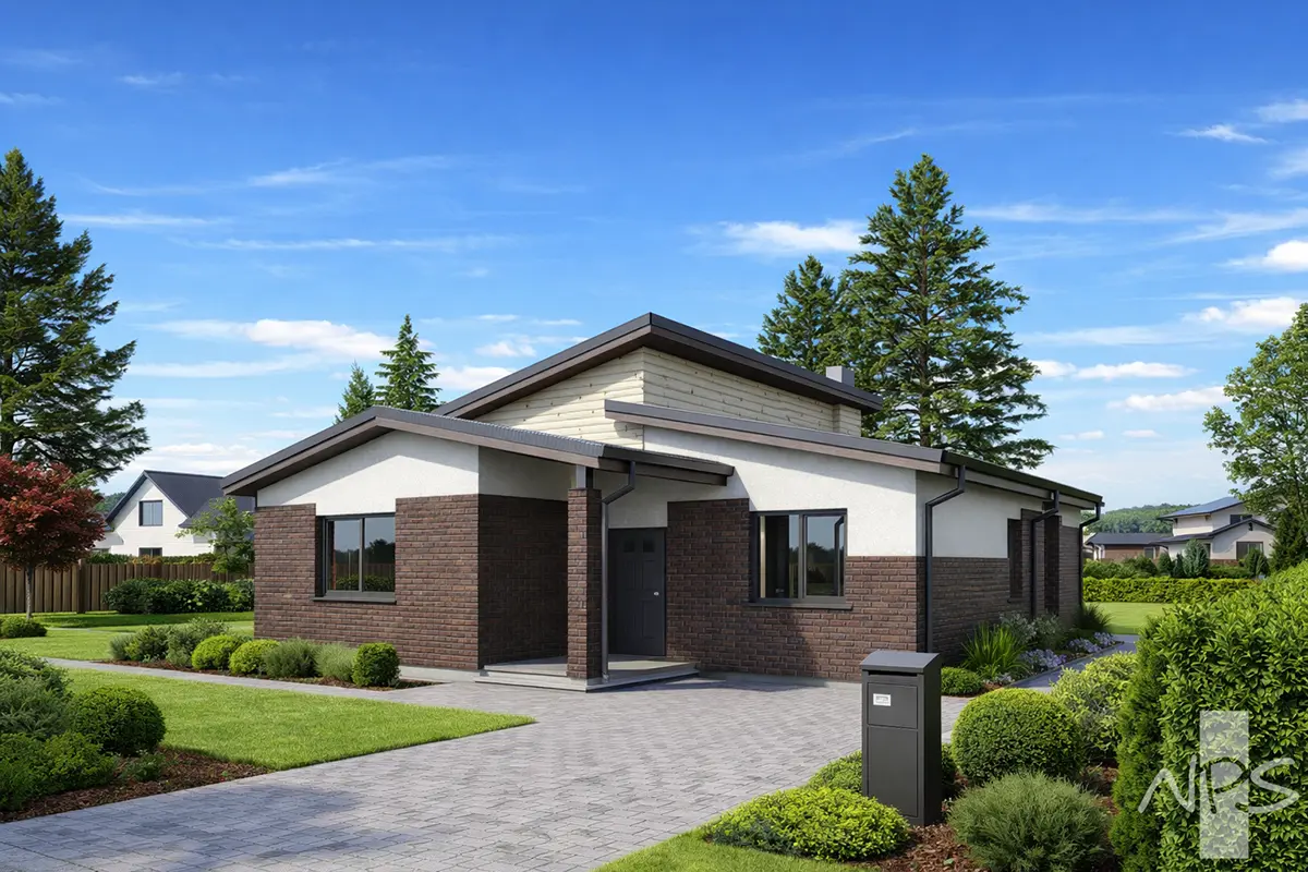 House Plan: 1541 ft², 1 Story, 3 Beds, 2 Baths, Open Floor Plan