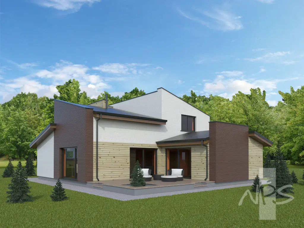 House Plan: 2004 ft², 2 Stories, 2 Beds, Home Office, 2.5 Baths, Open Floor Plan, 1-Car Garage