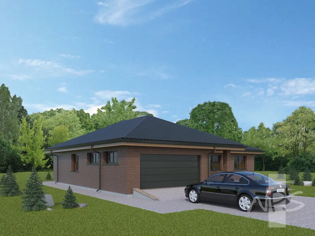 House Plan: 1667 ft², 1 Story, 3 Beds, Home Office, 2 Baths, 2-Car Garage