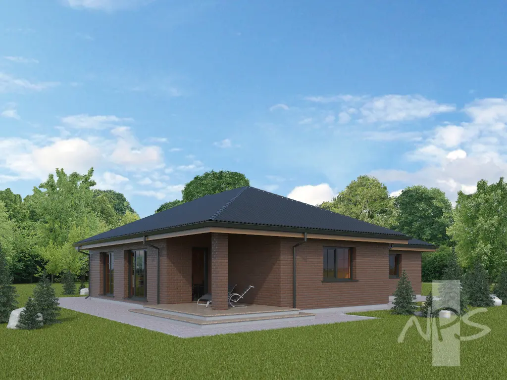 House Plan: 1667 ft², 1 Story, 3 Beds, Home Office, 2 Baths, 2-Car Garage