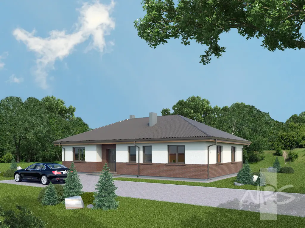 House Plan: 1355 ft², 1 Story, 3 Beds, 2 Baths, Open Floor Plan