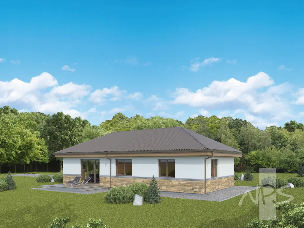 House Plan: 1167 ft², 1 Story, 3 Beds, 1.5 Baths, Open Floor Plan, 1-Car Garage