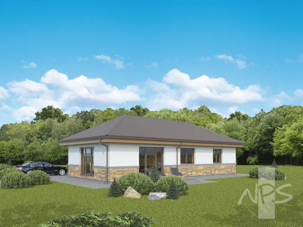 House Plan: 1167 ft², 1 Story, 3 Beds, 1.5 Baths, Open Floor Plan, 1-Car Garage