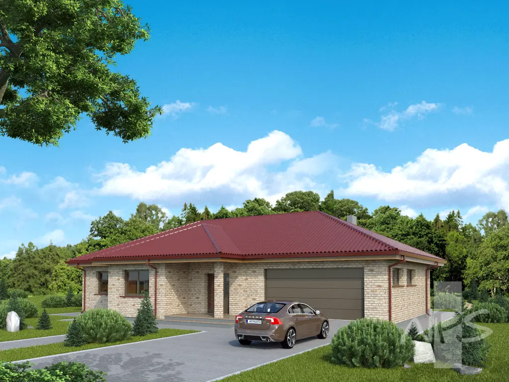 House Plan: 1882 ft², 1 Story, 2 Beds, Home Office, 2 Baths, 2-Car Garage