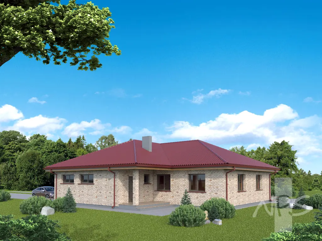 House Plan: 1882 ft², 1 Story, 2 Beds, Home Office, 2 Baths, 2-Car Garage