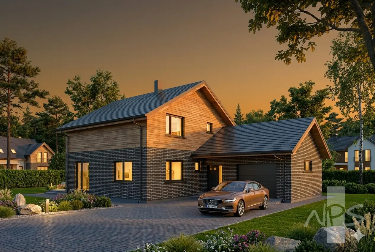 House Plan: 1837 ft², 1.5 Stories, 3 Beds, Home Office, 2 Baths, Open Floor Plan, 1-Car Garage