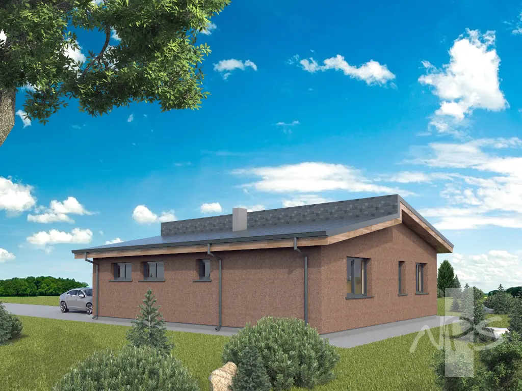 House Plan: 972 ft², 1 Story, 2 Beds, 1 Baths, Open Floor Plan, 1-Car Garage